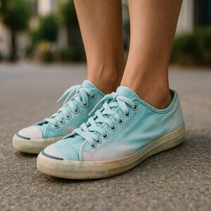 CONVERSE JACK PURCELL Mermaid Tie Dye Sneakers Womens 7 Mens 5 Custom RARE